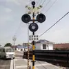 Fornecimento de Luzes de Sinalização para Passagem de Nível Ferroviária, Luzes Indicadoras de Sinalização para Passagem de Nível Ferroviária, Alarmes, LED à Prova de Explosão Nova Energia