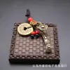 Llavero Colgante Ruyi de Latón Flor Fugui Ruyi Adornos Pequeños de Escritorio Coche Pequeño Colgante Pequeños Regalos