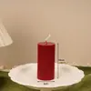 Vela Aromática Vinho Tinto Retrô Francês Nicho Alto Padrão Romântica Casamento Vela Presente Vermelho Nova Fragrância Chinesa