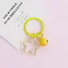 Llavero Colgante de Estrella de Cinco Puntas Transparente de Acrílico de Colores Estilo Ins para Bolsos de Mujer Accesorios de Adorno Colgante DIY Venta al por Mayor