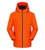 Chaqueta con Logo Estampado Ropa de Trabajo Forrada de Polar y Engrosada Tres en Uno Desmontable Chaqueta de Trabajo para Exteriores