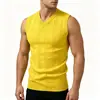 Chaleco de punto para hombre talla grande de invierno 2026 transfronterizo, chaleco suéter de punto con cuello en V para negocios para hombres