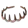 2024 novo tecido antiderrapante faixa de cabelo para cabelo quebrado com dentes onda grande faixa de pressão para lavar cabelo topo da cabeça acessórios de cabelo grampo de cabelo
