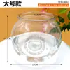 Acuario de Plástico, Tanque de Imitación de Cristal de Alta Definición Anticaídas para Mascotas, Tanque Transparente para Peces Dorados, Tanque para Peces Pequeños Tropicales, Tanque para Tortugas con Micro-Paisaje