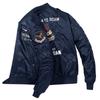 Chaqueta de piloto de la fuerza aérea de otoño transfronteriza para hombre, uniforme de béisbol bordado estilo coreano, chaqueta militar de talla grande de primavera y otoño, marca de moda