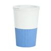 Taza de café, taza de agua, taza de remojo, taza de leche, simple, de oficina con tapa, cuchara mezcladora, juego de logotipo, regalo, PP de grado alimenticio