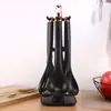 Conjunto exclusivo de 8 peças de cozinha em nylon antiaderente para uso transfronteiriço: colher de cozinha, espátula, concha de sopa, amassador de batatas e outros utensílios de cozinha