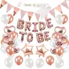 Traje de globo para despedida de soltero, futura novia, correa para el hombro, decoración de fiesta de globos de boda, tema oro rosa