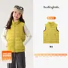 Pudding Haru Roupa Infantil de Inverno Top Quente 2026 Novo de Inverno Infantil Três-Resistente Leve Quente Colete de Penas