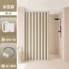 Cortina de Ducha Impermeable Doble Cara Imitación Lino Laminado Cortina Divisoria Antimoho para Baño Accesorios para Cortina de Ducha de Separación Seca y Húmeda para Baño