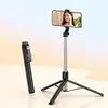 Soporte para Teléfono Bluetooth Palo Selfie Trípode para Teléfono Gadget Inteligente Portátil para Fotografía Soporte de Piso para Transmisión en Vivo