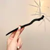 Nuevo Pasador de Estilo Chino con un Toque Vintage, Pasador de Madera Negra de Alta Gama para Mujer, Accesorio para el Cabello con Borla, Palillo para el Cabello, Nuevo Modelo 2026