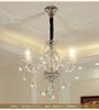 Lustre de cristal para sala de estar Luxo europeu elegante casa LED Villa americana Hall sala de jantar quarto escritório lâmpadas