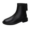 Otoño e Invierno Nuevos Botines Blancos para Mujer Botas Francesas Elásticas Botines Delgados Chelsea Botines Naked Botas Martin Planas en stock