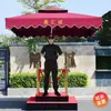 Fábrica de Shenzhen paraguas grande parasol exterior soporte de seguridad paraguas Propiedad de imagen paraguas romano resistente al viento paraguas protector de puerta