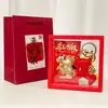 Llavero Dorado Año Nuevo del Caballo, Oro Puro 999, Hazte Rico Inmediatamente, Colgante para Teléfono Móvil, Set Caballo Zodiacal, Pequeño Regalo