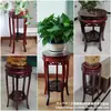 Estante de Flores para Sala de Estar Interior, Acuario de Madera Maciza de Pie, Bonsái de Madera, Estante para el Hogar Estilo Chino, Estante Pequeño de Almacenamiento de Pie Bajo