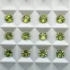 Piedra Semipreciosa de Cristal Natural Tallado Redondo Peridoto Amatista Grado A Amatista Natural Sudafricana Piedra Suelta