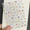 Lindos Pegatinas de Arte para Uñas de Dibujos Animados Gato Kt Repujadas Hellokitty Hello Kitty Manual DIY Pegatinas Decorativas para Uñas Ccd