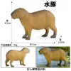 Simulación Mini Gato Perro Modelo de Animal Pequeño Juguete Corgi Perro Chai Pelo Dorado Marioneta Gato Gato sin Pelo Husky Mascota Linda