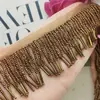 4cm Ultra-Denso DIY Resistente Hecho a Mano Accesorios para Cuentas Tubo de Cuentas Borla Colgante Moustache Verde y Rojo Ropa Sombreros Encaje