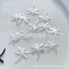 Tallado de Concha Natural Concha Blanca Concha de Mariposa Amarilla Concha de Mariposa Negra Alas de Mariposa Cola de Fénix Pasador de Libélula Material Accesorios DIY