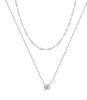Collar de Círculos Irregulares Multicapa Transfronterizo Cobre Electrochapado Oro Real de 14K Gargantilla Apilada Joyería para Mujer