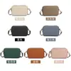 Nova Bolsa de Couro para Comércio Exterior Bolsa Transversal Feminina Estilo Japonês Moderna Simples Zíper Duplo Grande Capacidade Ombro Pequena Bolsa Quadrada