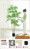 Plantas Verdes Artificiales Bolin para Sala de Estar, Madera Lacada, Drácena, Bambú en Maceta, Paisajismo de Pie, Decoración Suave, Alta Simulación