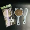 M66 Bolsado Bonito Mango Espejo Peine Set Peine Pequeño Espejo de Maquillaje Niñas Viaje Espejo Portátil Regalo 2 Yuan