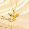 Collar Sunbird Nuevo Modelo de Venta Caliente Transfronteriza para Mujeres, Colgante de Pájaro Versátil Estilo Europeo y Americano, Joyería con Colgante de Animal Colorido