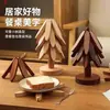 Esterilla Aislante del Calor, Esterilla Antiescaldado en Forma de Árbol, Esterilla Aislante del Calor para Mesa de Comedor, Esterilla de Madera de Bambú de Gama Alta para Platos y Tazones de Cena, Decoración de Esterilla de Madera de Bambú Resistente a Altas Temperaturas