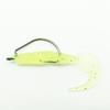 Venta al por mayor Anzuelo Crank de Barriga Ancha Cebo Blando con Anzuelo de Pesca Anzuelos para Gusanos Acero al Carbono Anzuelo Crank