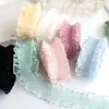 3cm Fita Elástica Macia de Gaze de Neve Fita Elástica Fita de Presente Acessórios Decorativos Renda DIY Feita à Mão