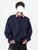 Camisa polo retro a cuadros estilo americano, nueva colección primavera/otoño para hombre, corte holgado, estilo preppy, conjunto para pareja, camiseta de manga larga