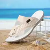 Sandalias de Verano para Hombre, Mocasines de Suela Suave, Pantuflas para Hombre, Chanclas Abiertas de Talla Grande Transfronterizas, Zapatos Casuales de Playa, Modernos