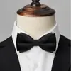 Gravata Borboleta Masculina Padrinho Noivo Vermelho Vinho Gravata Preta Camisa Social Vestido Casamento Vermelho Estilo Coreano Laço para Mulheres