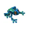 Sapo Imã de Geladeira Brinquedo Impresso em 3D, Ornamento Realista de Sapo-Arbóreo com Articulações Móveis, Pequeno Animal Impresso em 3D