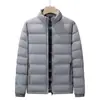Chaqueta de algodón con cuello alto para hombres jóvenes y de mediana edad, marca de moda, corte holgado, engrosada, abrigo de algodón cálido con un toque de alta gama para estudiantes jóvenes