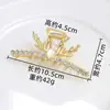 Pinza para el Cabello de Moda, Pinza de Tiburón Grande para Cabello Grueso, Pinza de Garra Estilo Francés para Mujeres, Accesorio para el Cabello de Alta Gama para la Parte Posterior de la Cabeza