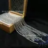 Qiaoen Cristal 7A Piedra Lunar Gris Natural Cuentas Sueltas Labradorita Semiacabado Cuentas para Joyería DIY Cristal al por Mayor