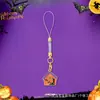 Amazon Halloween Llavero Colgante de Terror Calavera Fantasma Dibujo Animado Calabaza Gato Colgante para Bolsa Lanyard