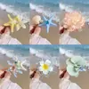 Accesorios de vacaciones junto al mar Dopamina, pasadores florales dulces, pinzas de cocodrilo de alta gama exquisitas, pinzas para flequillo lateral de niña