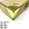 23,26,28mm Protector de Esquina Triangular Grande Caja de Herramientas Esquina Anticolisión Accesorios para Manualidades Caja de Vino Accesorios para Caja de Madera