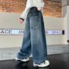 Roupas Infantis Meninos Estilo Primavera e Outono Calças 2026 Novas Roupas de Outono Crianças Médias e Mais Velhas Jeans Meninos Outono Casual Calças Longas