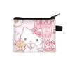 Nuevo monedero de dibujos animados de HelloKitty para niñas, lindo, transfronterizo, bolsos de almacenamiento de moda para estudiantes de primaria, venta al por mayor, caliente