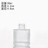 Botella de Aromaterapia de Rayas Verticales en Stock, Botella Difusora de Fragancia, Botella Vacía Difusora de Caña sin Llama, Botella de Vidrio Transparente para Decoración del Hogar