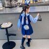 Disfraz de Policía Conejo para Niños Judy Traje para Niñas Vestido de Otoño Disfraz de Cosplay Niña Vestido de Princesa Lolita