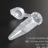 Tubo de centrífuga de fondo puntiagudo con escala, tapa de 1,5 ml, eptube, 500 unidades/paquete