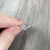 Douyin Kuaishou Transmissão ao Vivo Popular Anel de Moissanita Moda Feminina Luxo Leve Nicho Boca de Transmissão ao Vivo Proposta Anel de Diamante Dropshipping